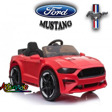 12 v Ford Mustang GT kids electric battery car red