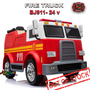 24 v Fire Truck BJ-911 kids ride on car red
