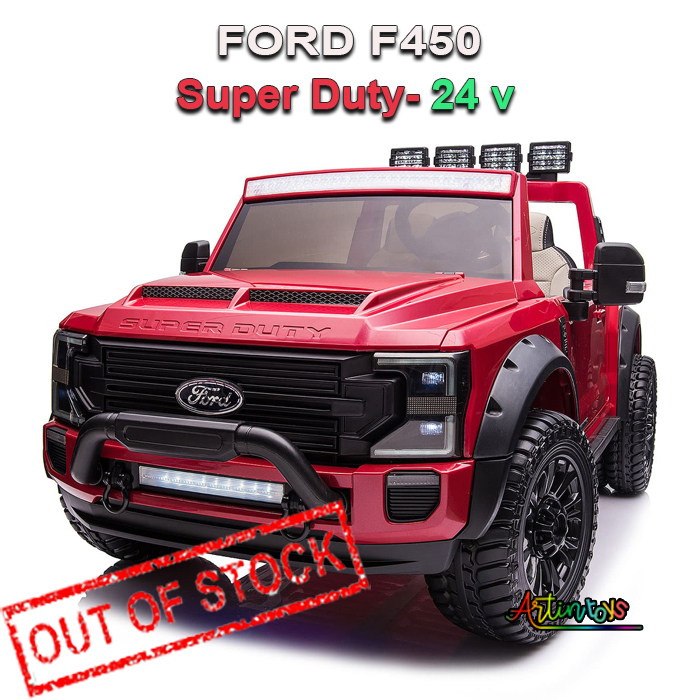 24-v-licensed-ford-super-duty-f450-ride-on-car-red-5 24-v-licensed-ford-super-duty-f450-ride-on-car-red-5