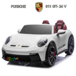 24 v Porsche GT-911 kids electric ride on car white