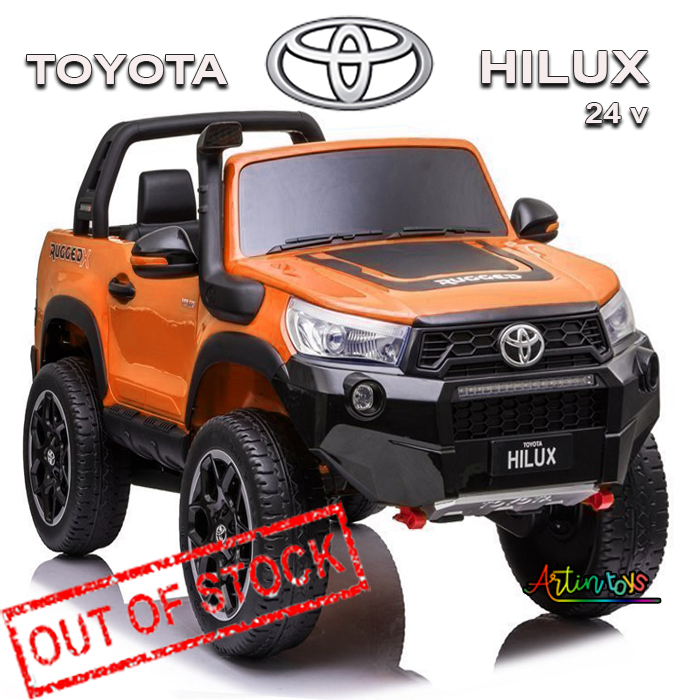 24-v-toyota-hilux-kids-ride-on-car-orange-23 24-v-toyota-hilux-kids-ride-on-car-orange-23