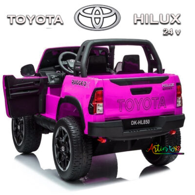 24-v-toyota-hilux-kids-ride-on-car-pink-21