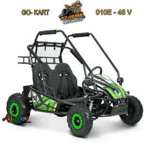60 v 2000 w electric race Go-Kart green (014E)