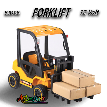 12-v-110-w-forklift-kids-electric-car-yellow-3 12-v-110-w-forklift-kids-electric-car-yellow-3