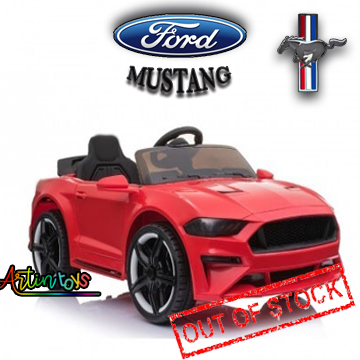 12 v Ford Mustang GT kids electric battery car red