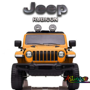 12 v Jeep Rubicon kids ride on car yellow