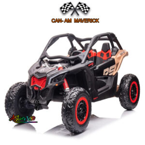 24V 800W Licensed Ride On Can-Am Maverick Kids Car Black 4x4