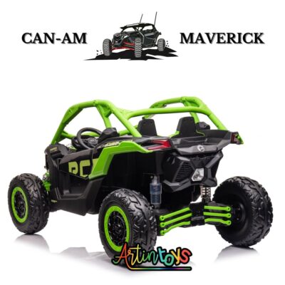 24-v-800-w-beach-buggy-can-am-maverick-green-2 24-v-800-w-beach-buggy-can-am-maverick-green-2