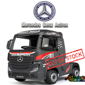 24 v Licensed Mercedes Benz Actros ride on truck black-10
