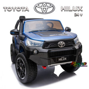 24 v 800 w Toyota Hilux ride on car blue