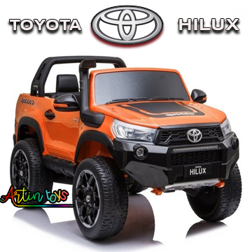 24-v-toyota-hilux-kids-ride-on-car-orange-5 24-v-toyota-hilux-kids-ride-on-car-orange-5