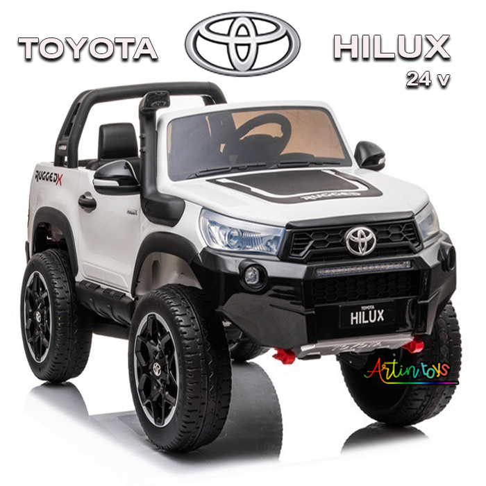 24-v-toyota-hilux-kids-ride-on-car-white-5 24-v-toyota-hilux-kids-ride-on-car-white-5