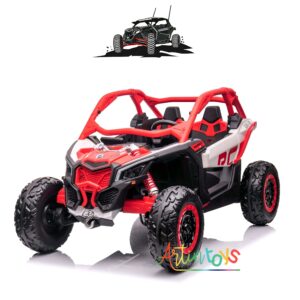 24v-Licensed-800w-can-am-ride-on-canam-for-kids-2-seater-red