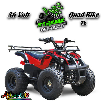 36 v 1000 w kids Electric ATV Quad red (7E)