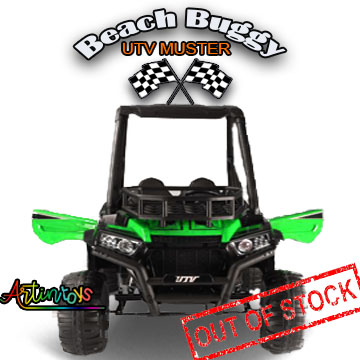 400 w 24 v Beach Buggy Muster ride on car green