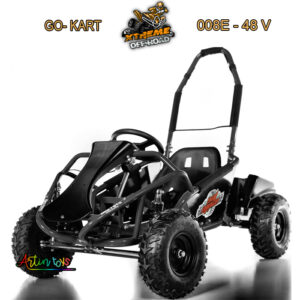 48 v 1000 w Electric Race Go-Kart black (GK-008E)