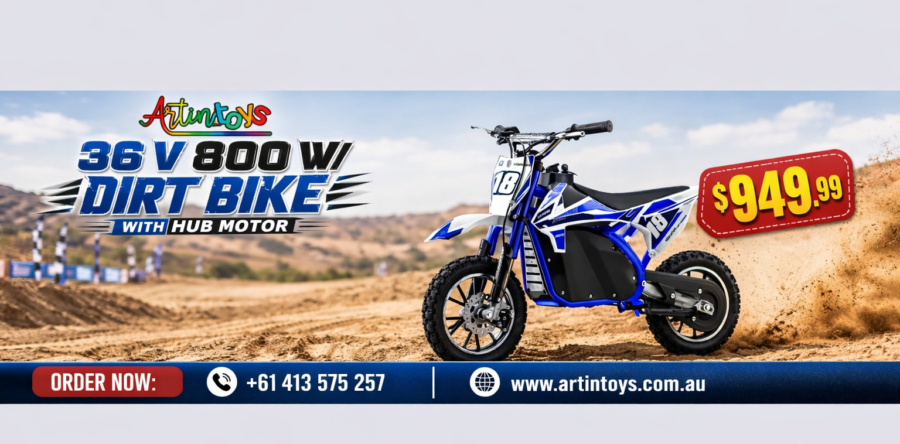 Kids ride on dirt bike electric 36v 800w hub drive