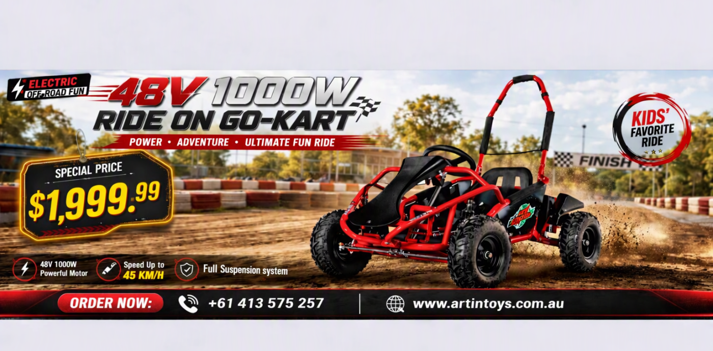 Kids electric ride on – go kart-48v-1000w