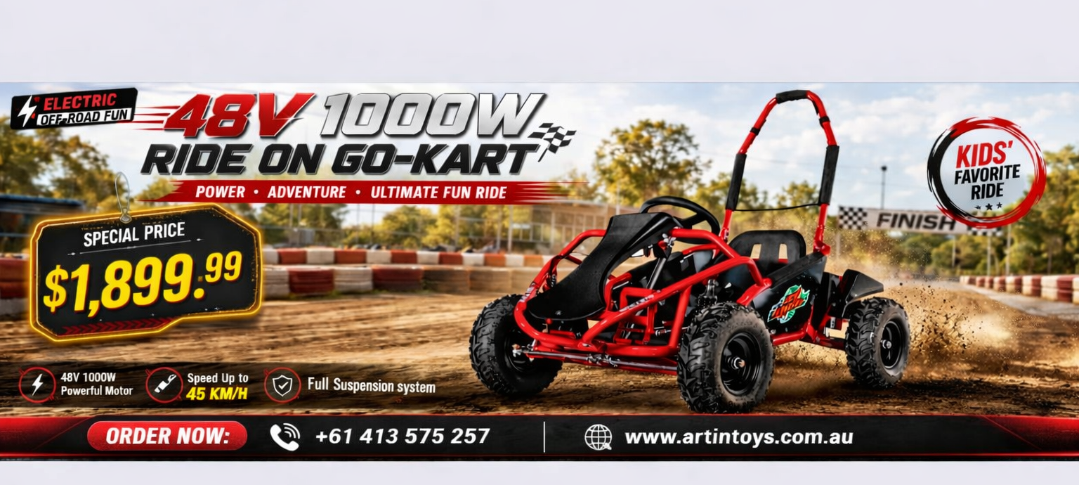 Kids electric ride on – go kart-48v-1000w