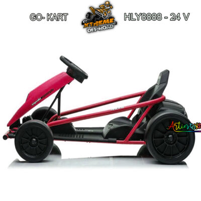 24-v-1550-w-electric-powered-drift-go-kart-red-8 24-v-1550-w-electric-powered-drift-go-kart-red-8