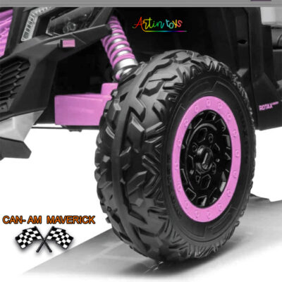 24-v-800-w-beach-buggy-can-am-maverick-pink-white-11 24-v-800-w-beach-buggy-can-am-maverick-pink-white-11
