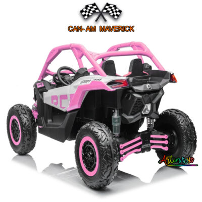 24-v-800-w-beach-buggy-can-am-maverick-pink-white-8 24-v-800-w-beach-buggy-can-am-maverick-pink-white-8