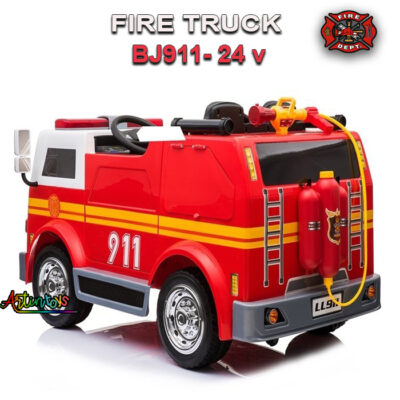 24-v-fire-truck-bj-911-kids-ride-on-car-red-8