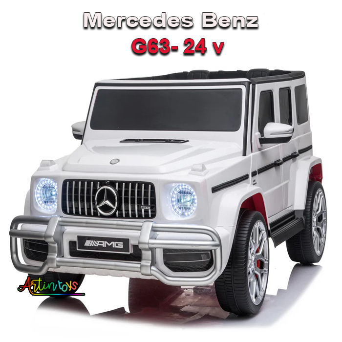 24-v-licensed-mercedes-g63-4wd-kids-car-white-1 24-v-licensed-mercedes-g63-4wd-kids-car-white-1