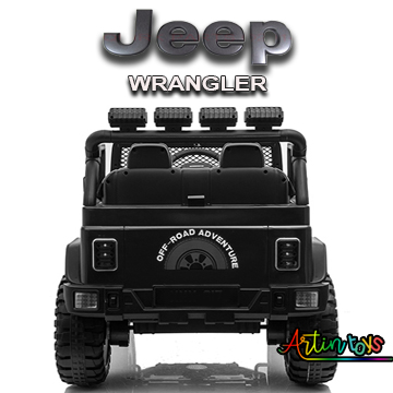 24 v Jeep Wrangler kids ride on car black 5 24 v Jeep Wrangler kids ride on car black