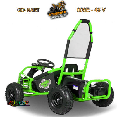 48-v-1000-w-kids-electric-race-go-kart-green-22 48-v-1000-w-kids-electric-race-go-kart-green-22